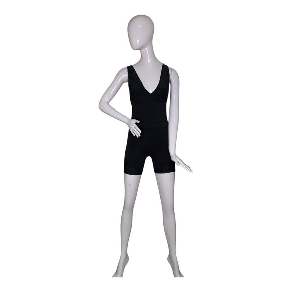 Sorel x Prana Wandering Soul Shortie Romper Padded Black Hidden Pocket Size S